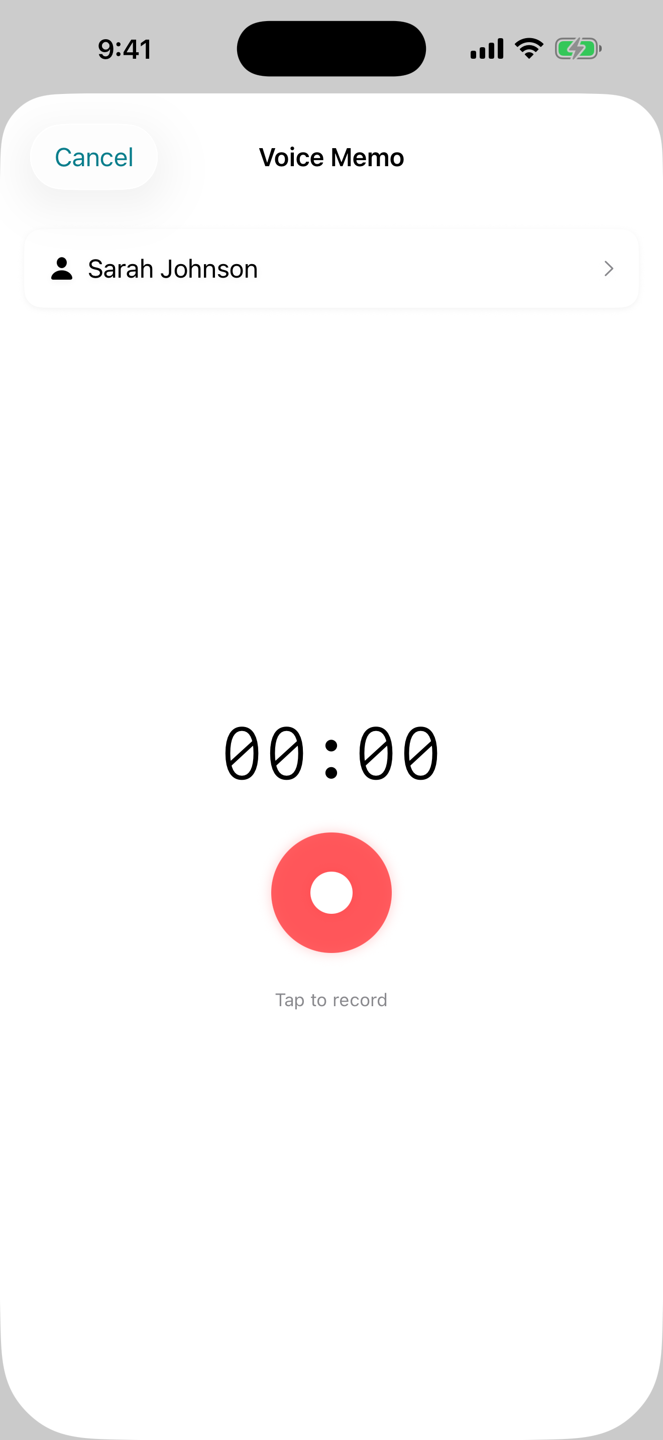Log a call in seconds